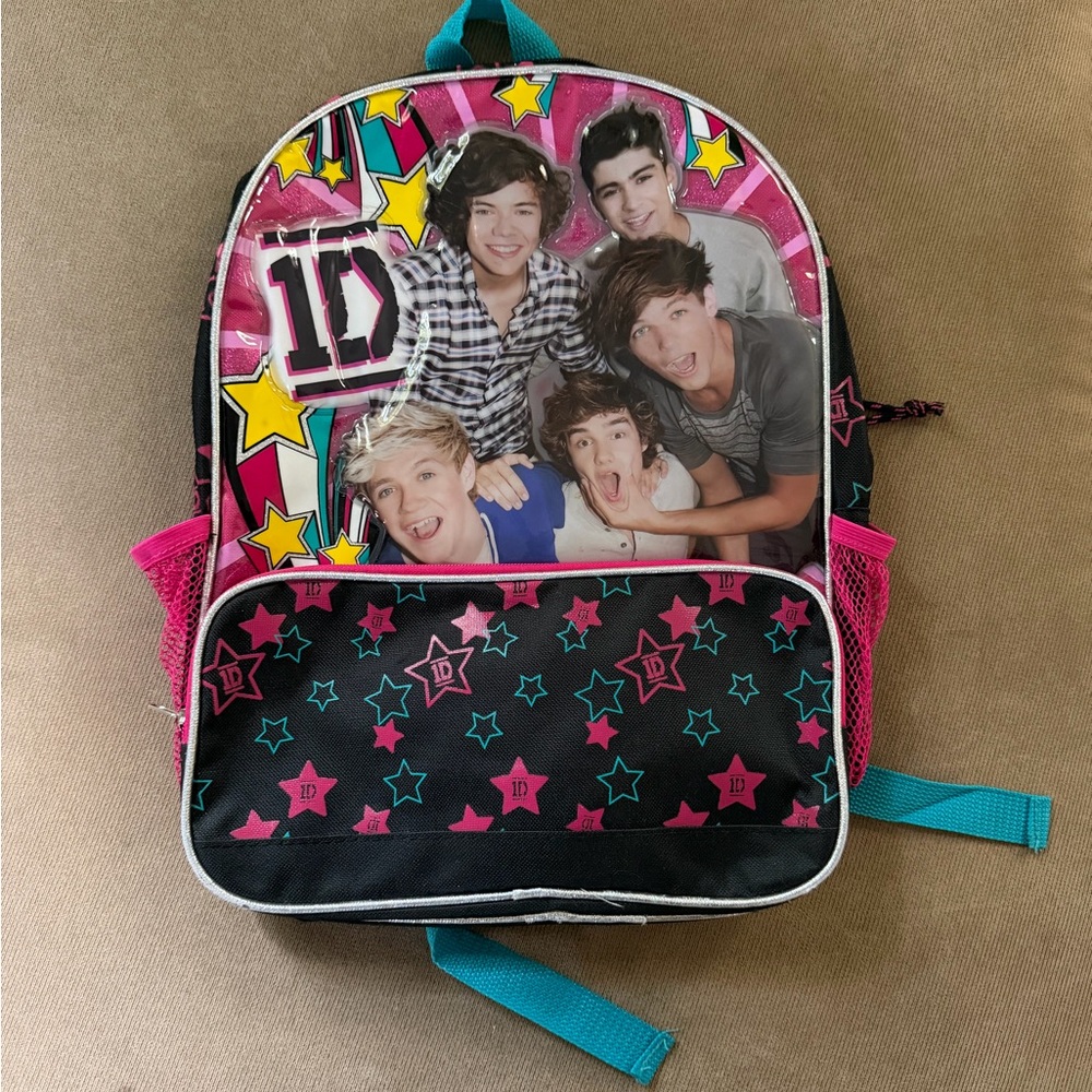 1D Starry Kids Backpack - Pink, Black, and Blue
